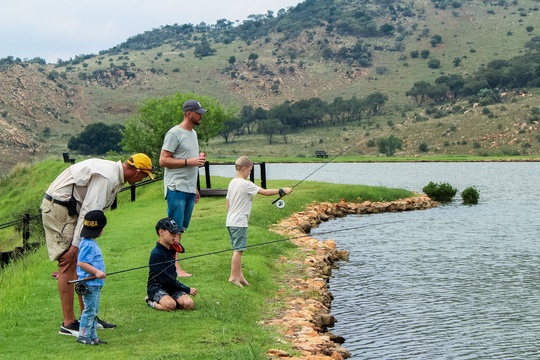 Dads and lads fishing with Sundowner Adventures on Fathers Day